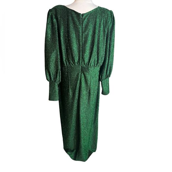 ELOQUII - Sparkle Maxi Dress with Wrap Skirt Sz 18 - Picture 5 of 11